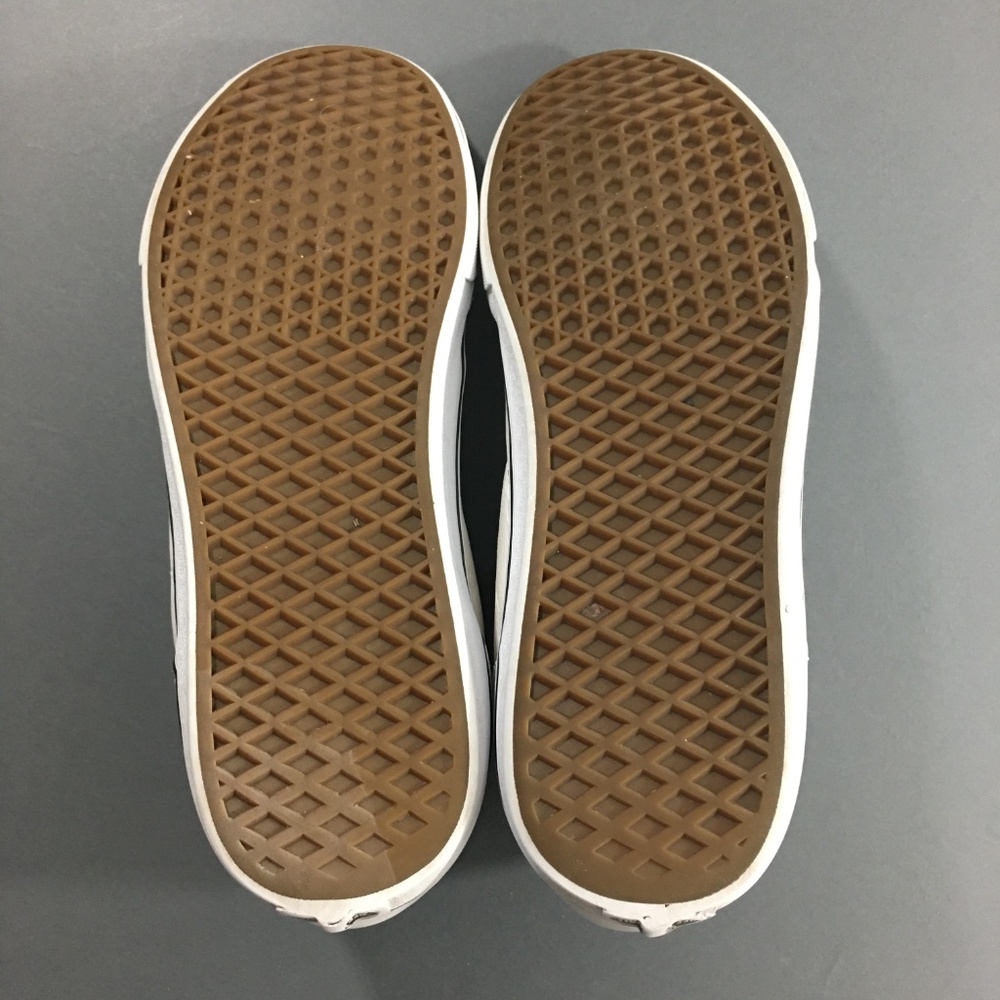 (SOLD) Vans Mens White Leather High Top SK8 Shoes - Picture 5 of 7